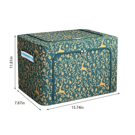 metal box for clothes|Clothes Storage Bins with Metal Frame Foldable Storage Box .